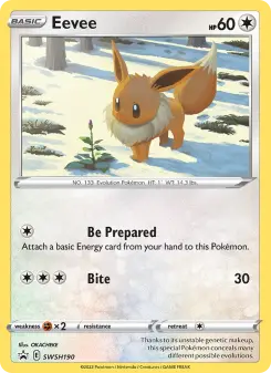 Eevee — SWSH Black Star Promos