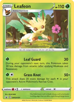 Leafeon — SWSH Black Star Promos