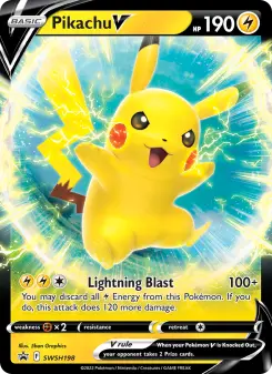 Pikachu V — SWSH Black Star Promos