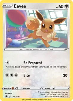 Eevee — SWSH Black Star Promos