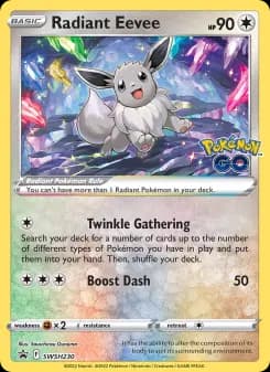Radiant Eevee — SWSH Black Star Promos