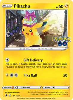 Pikachu — SWSH Black Star Promos