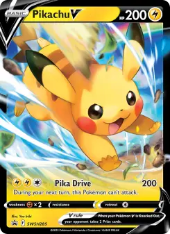 Pikachu V — SWSH Black Star Promos