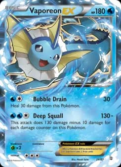 Vaporeon EX — Generations