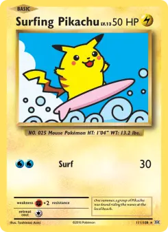 Surfing Pikachu — Evolutions
