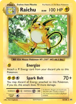 Raichu — Evolutions