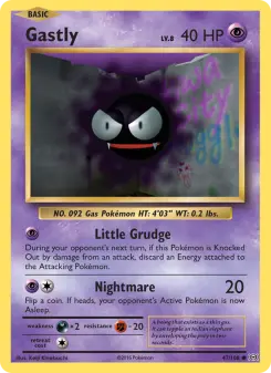 Gastly — Evolutions