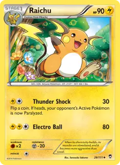 Raichu — Furious Fists
