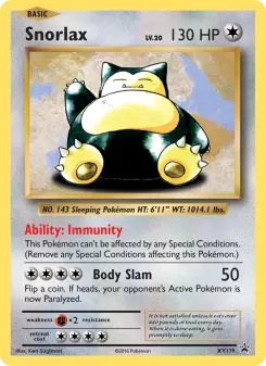 Snorlax — XY Black Star Promos