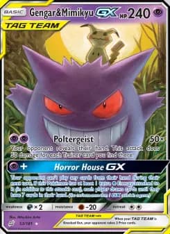 Gengar & Mimikyu GX — Team Up